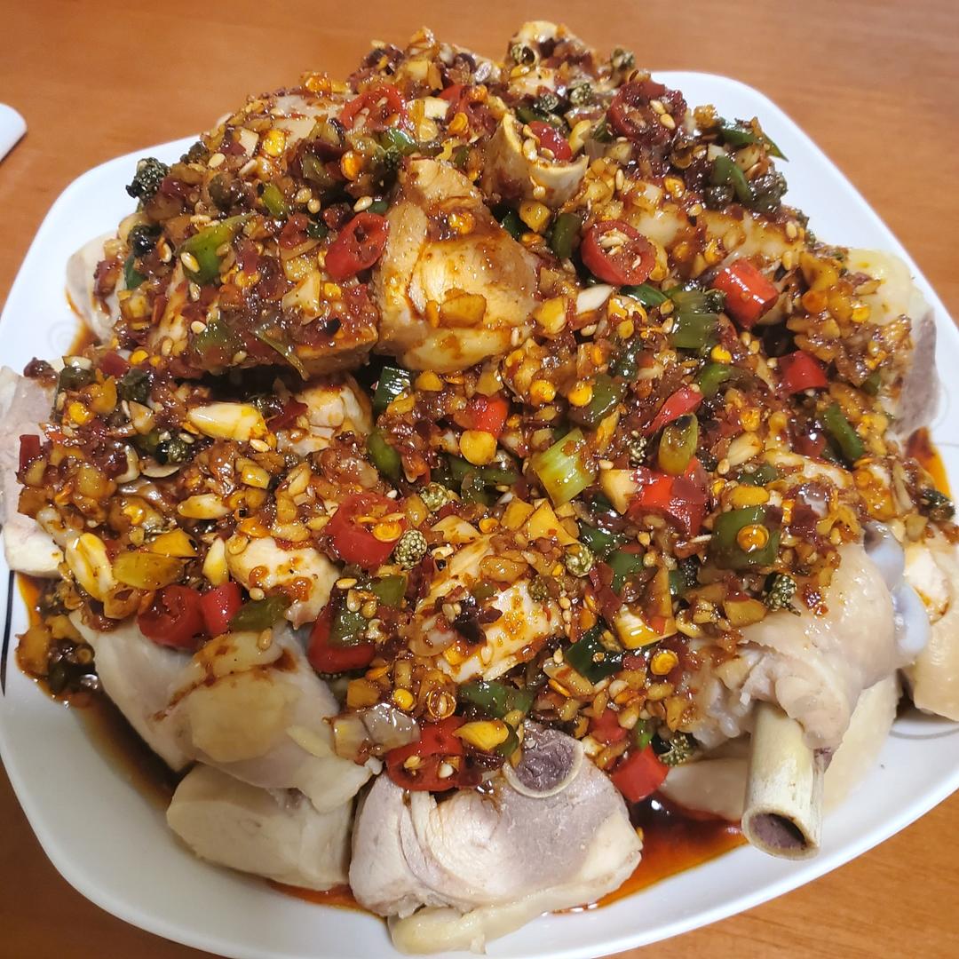 家庭版麻辣口水鸡，春夏开胃凉菜