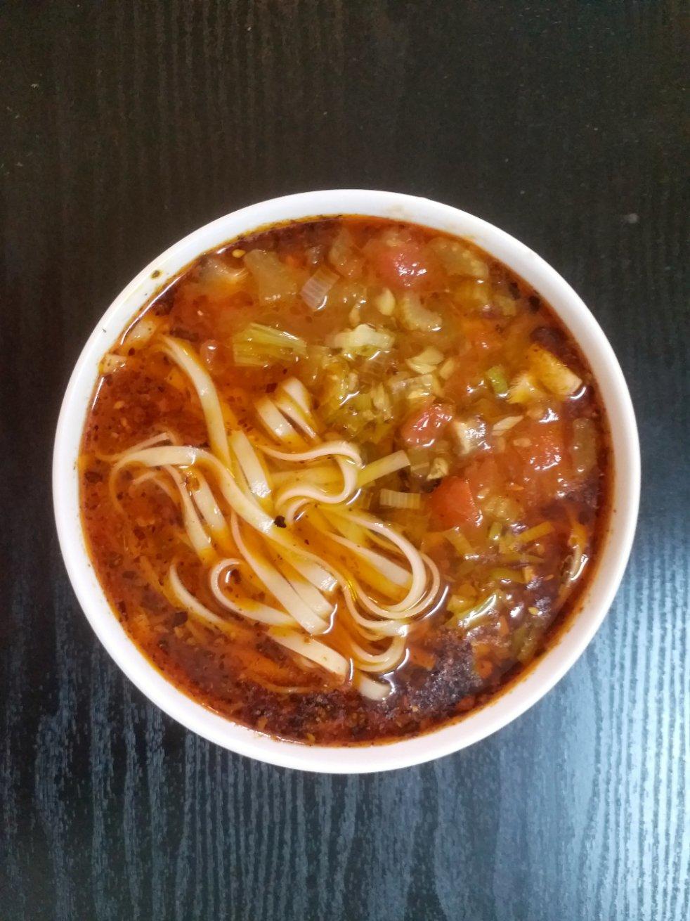 酸汤面（不吃葱蒜的请飘过）