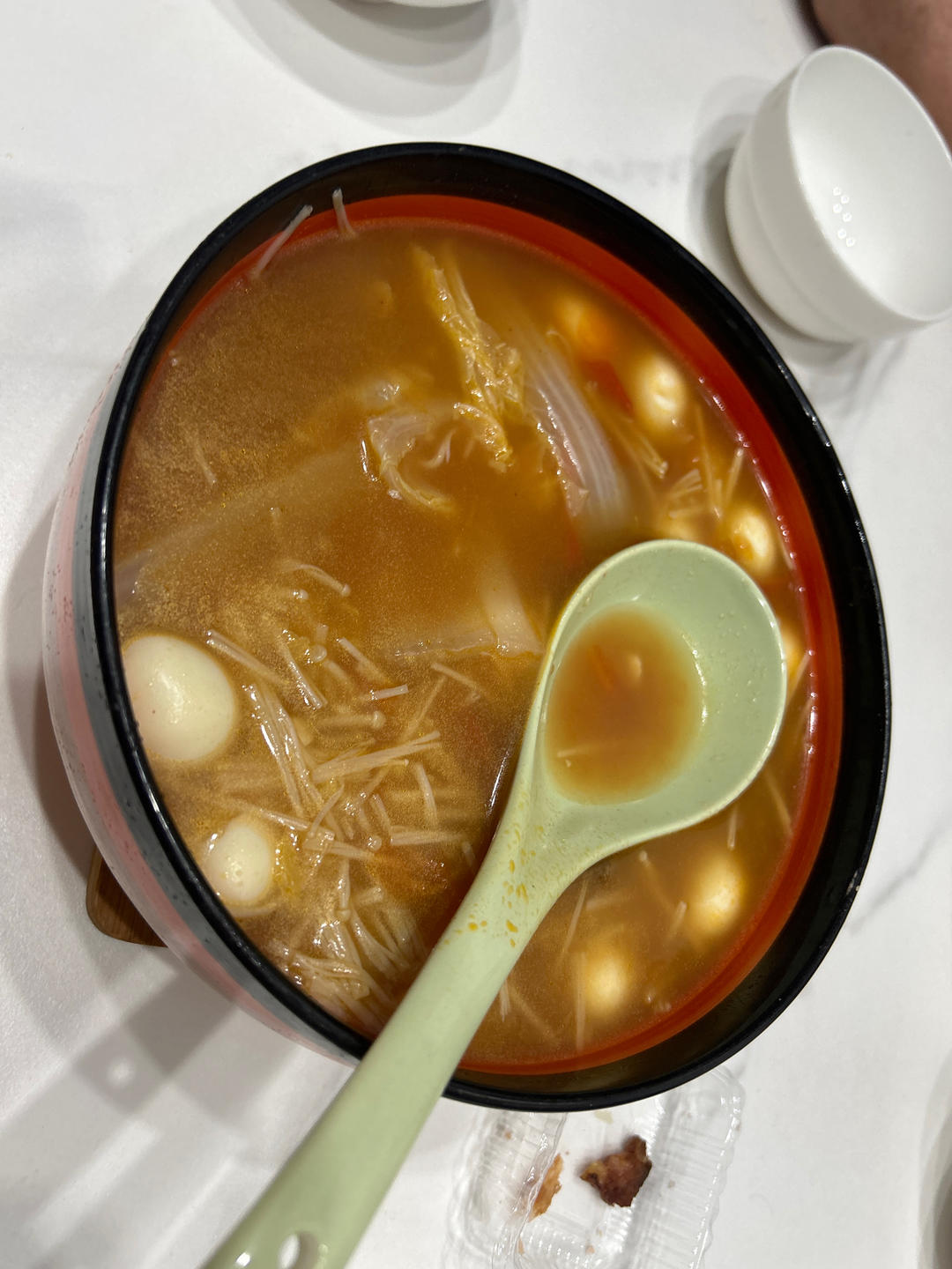 番茄🍅娃娃菜🥬汤🍲