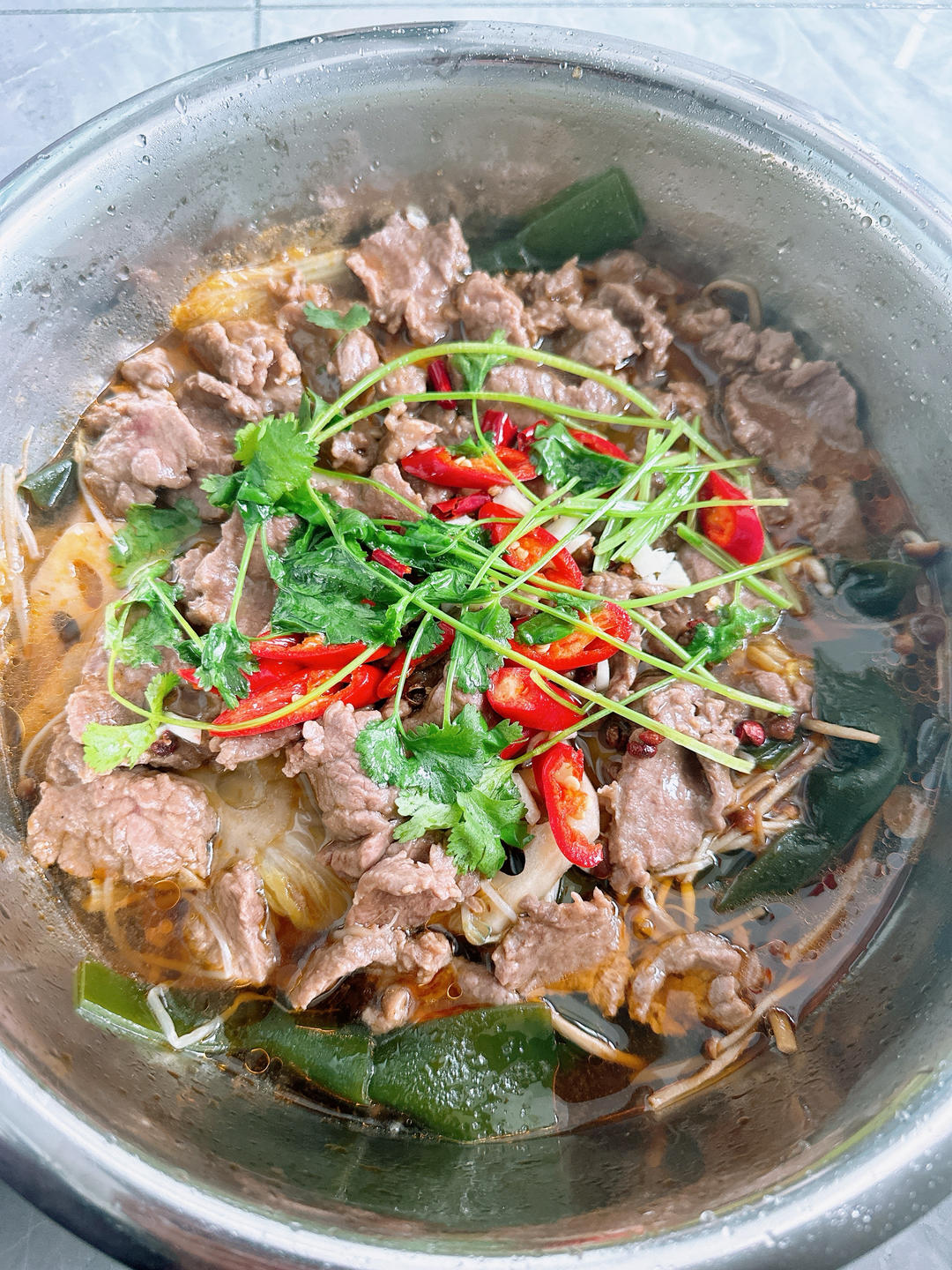 家常版超级详细的水煮牛肉水煮肉片