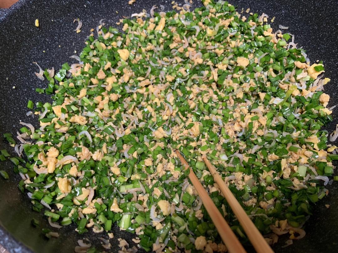 韭菜鸡蛋虾皮水饺
