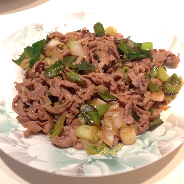 葱爆羊肉