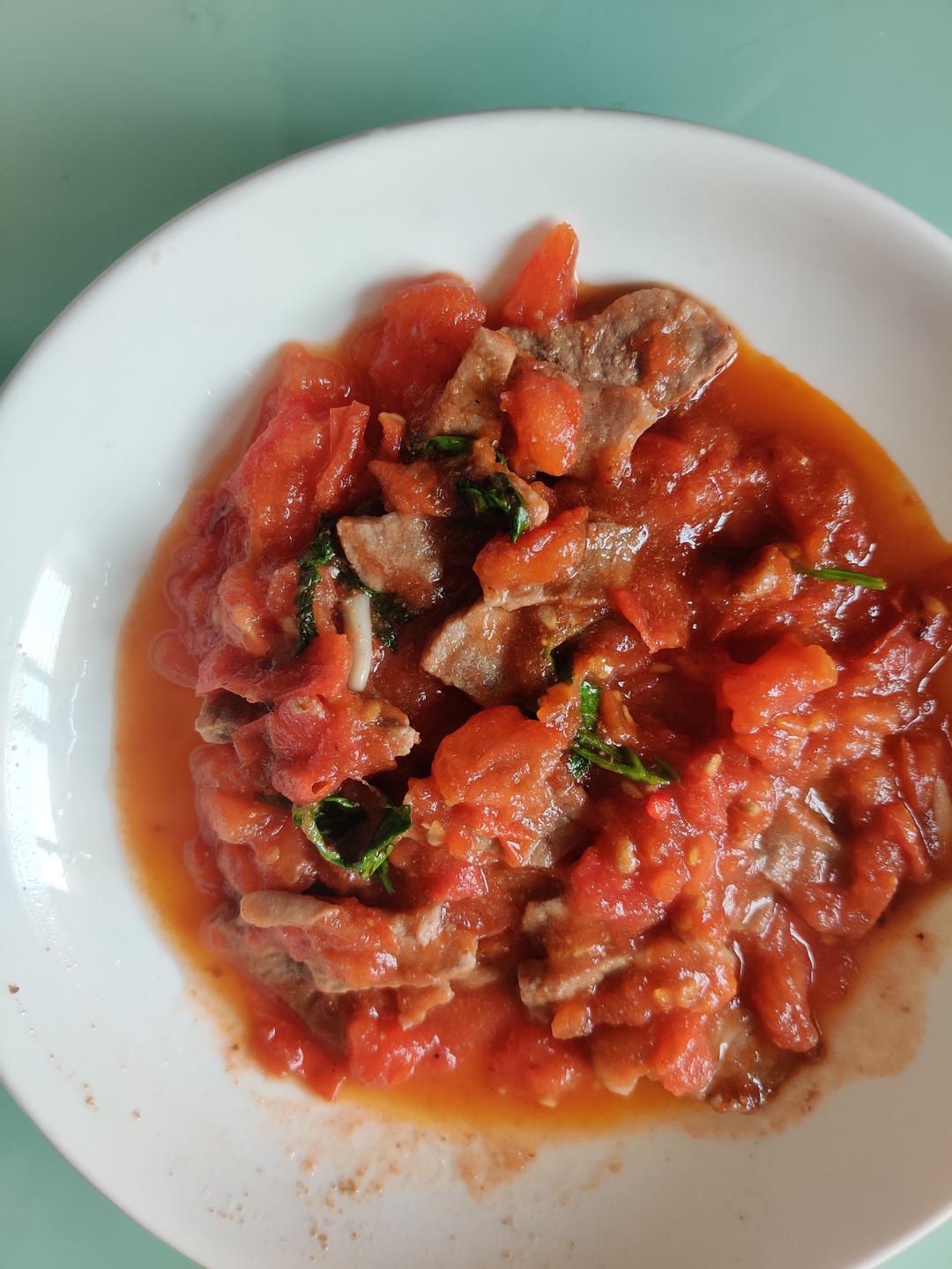 无敌下饭的番茄炒肉