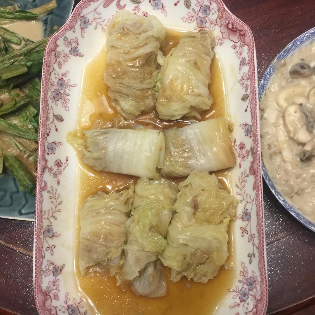 肉酿白菜卷