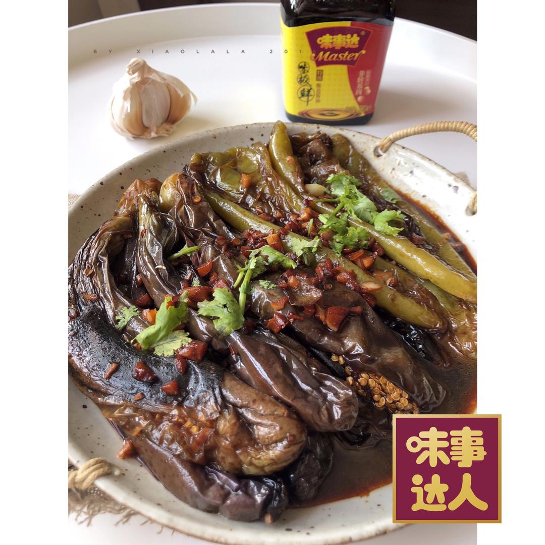 油焖茄子虎皮尖椒双享-【经典下饭菜】