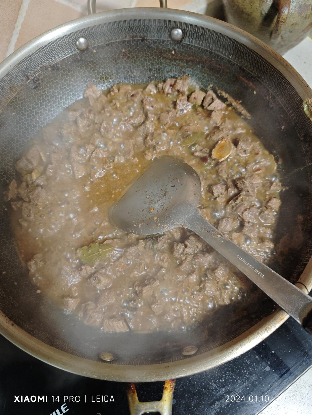 真正牛肉的牛肉粒的做法 步骤6