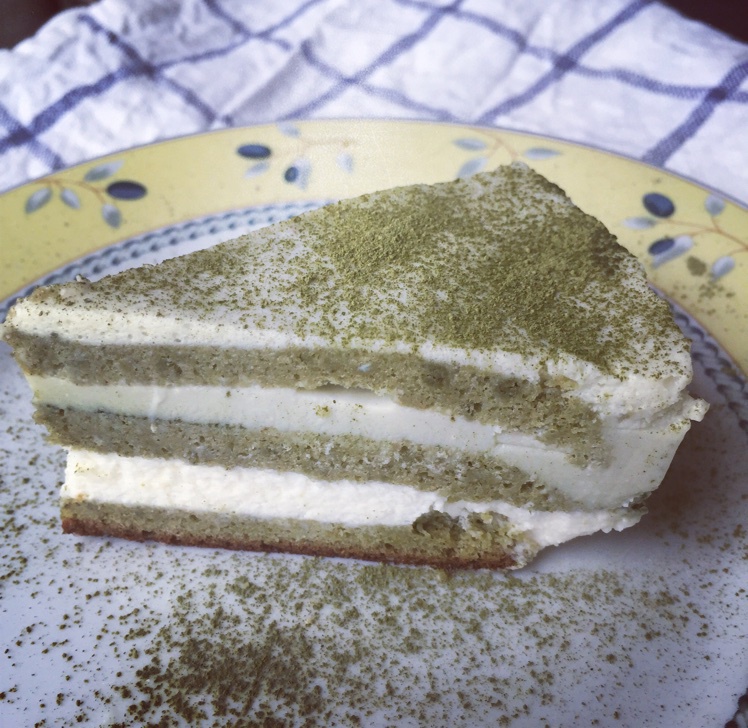 抹茶双享慕斯