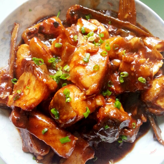 不完美潇妈做的红烧鱼块