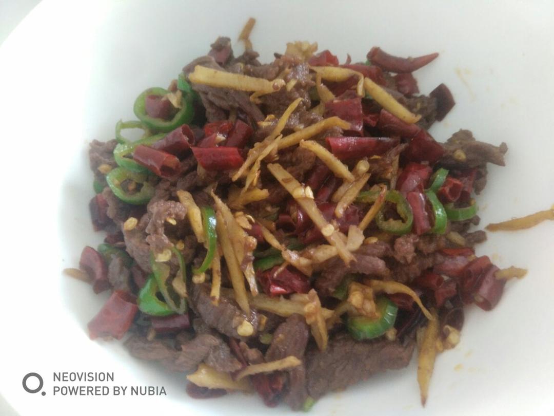 小炒牛肉