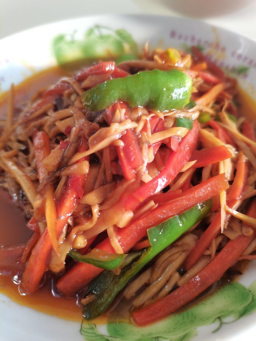 太下饭了❗️ 杏鲍菇这么做，米饭不够吃（鱼香杏鲍菇）