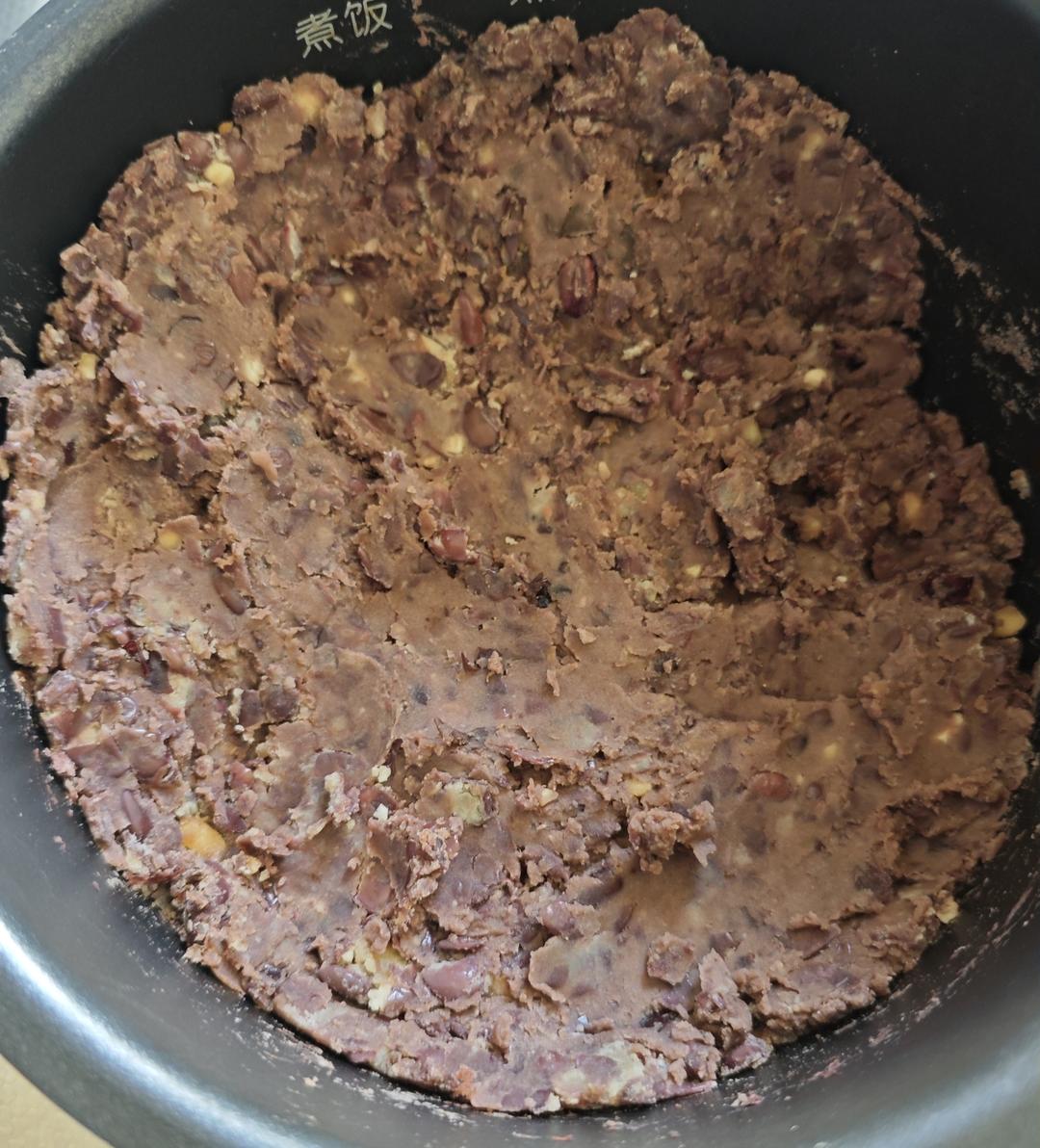 无糖无油豆沙馅电饭煲版