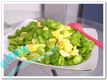 豆瓣炒蛋的做法