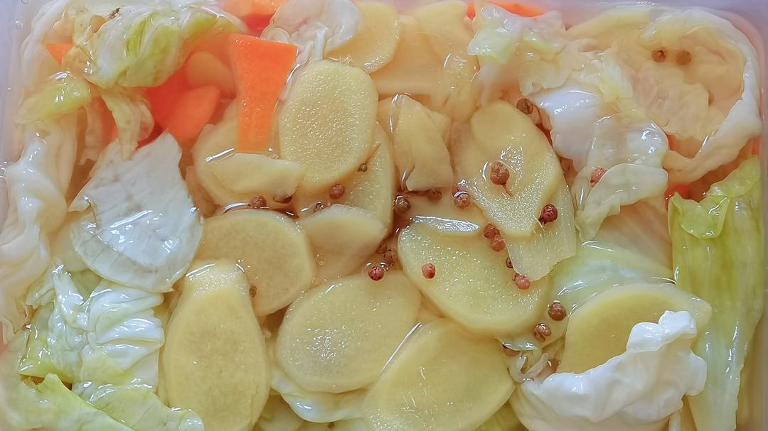 又酸甜又辣脆泡菜的做法