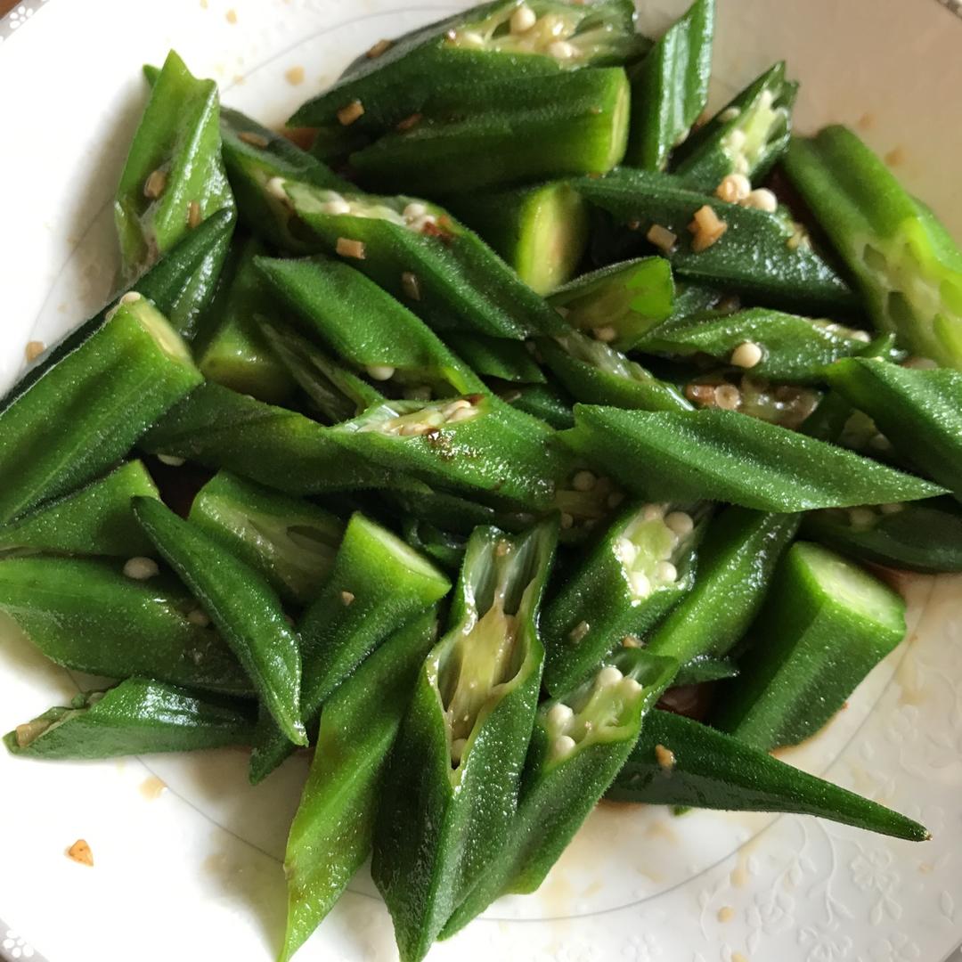 蒜香蚝油秋葵（下饭版）