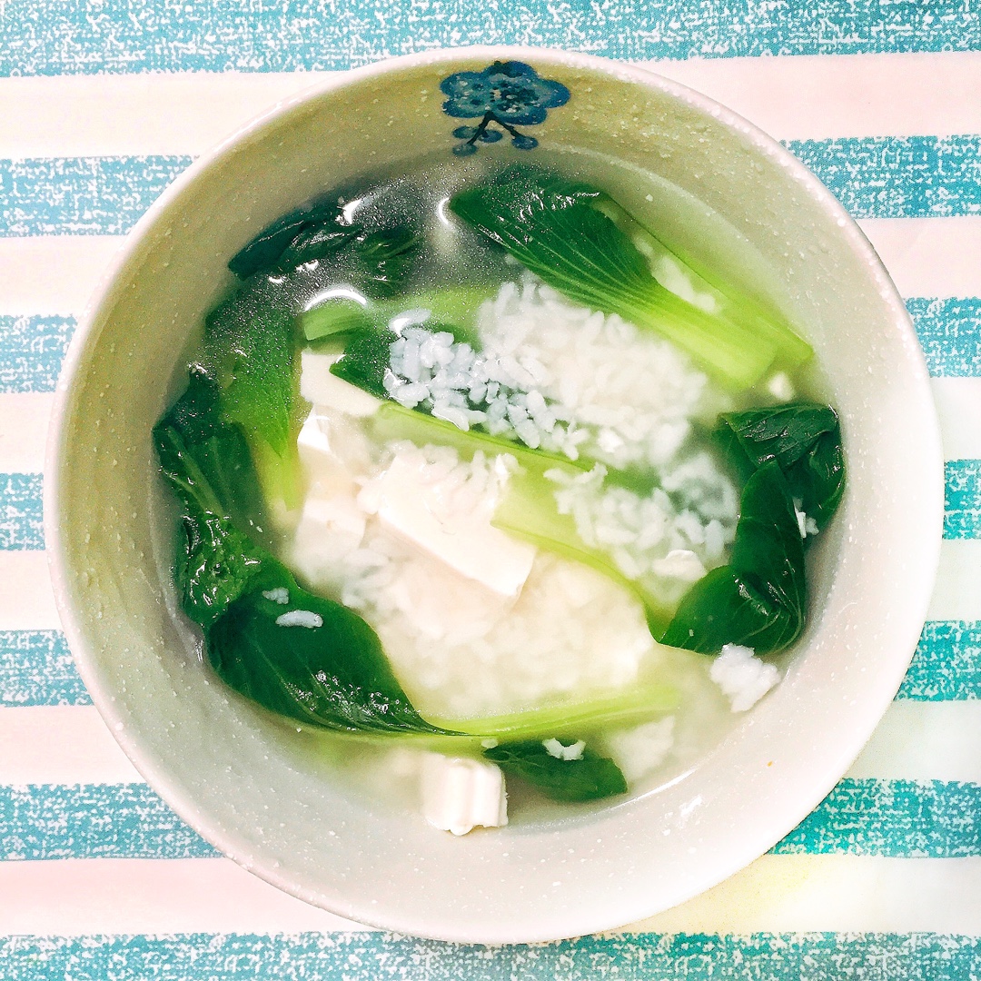 青菜豆腐汤