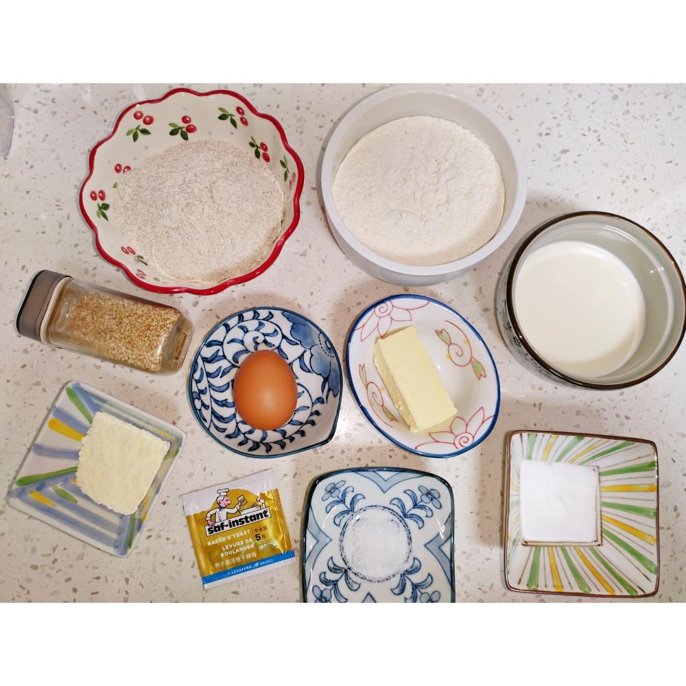 纯奶手撕吐司的做法 步骤1