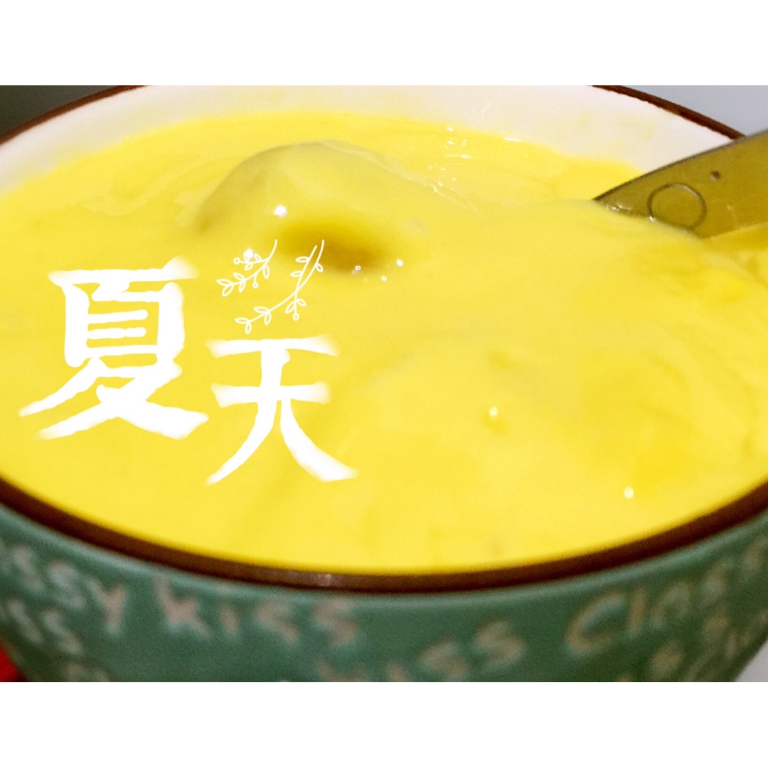 高温天吃了会上瘾的【椰奶芒果沙冰】