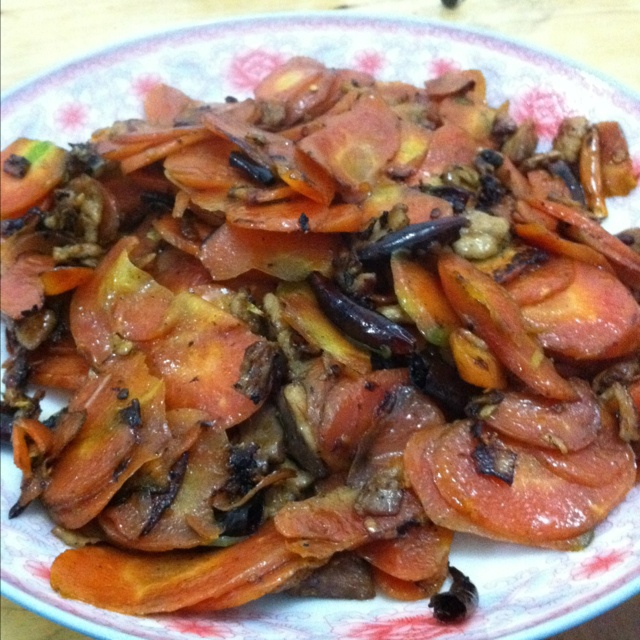 胡萝卜炒肉