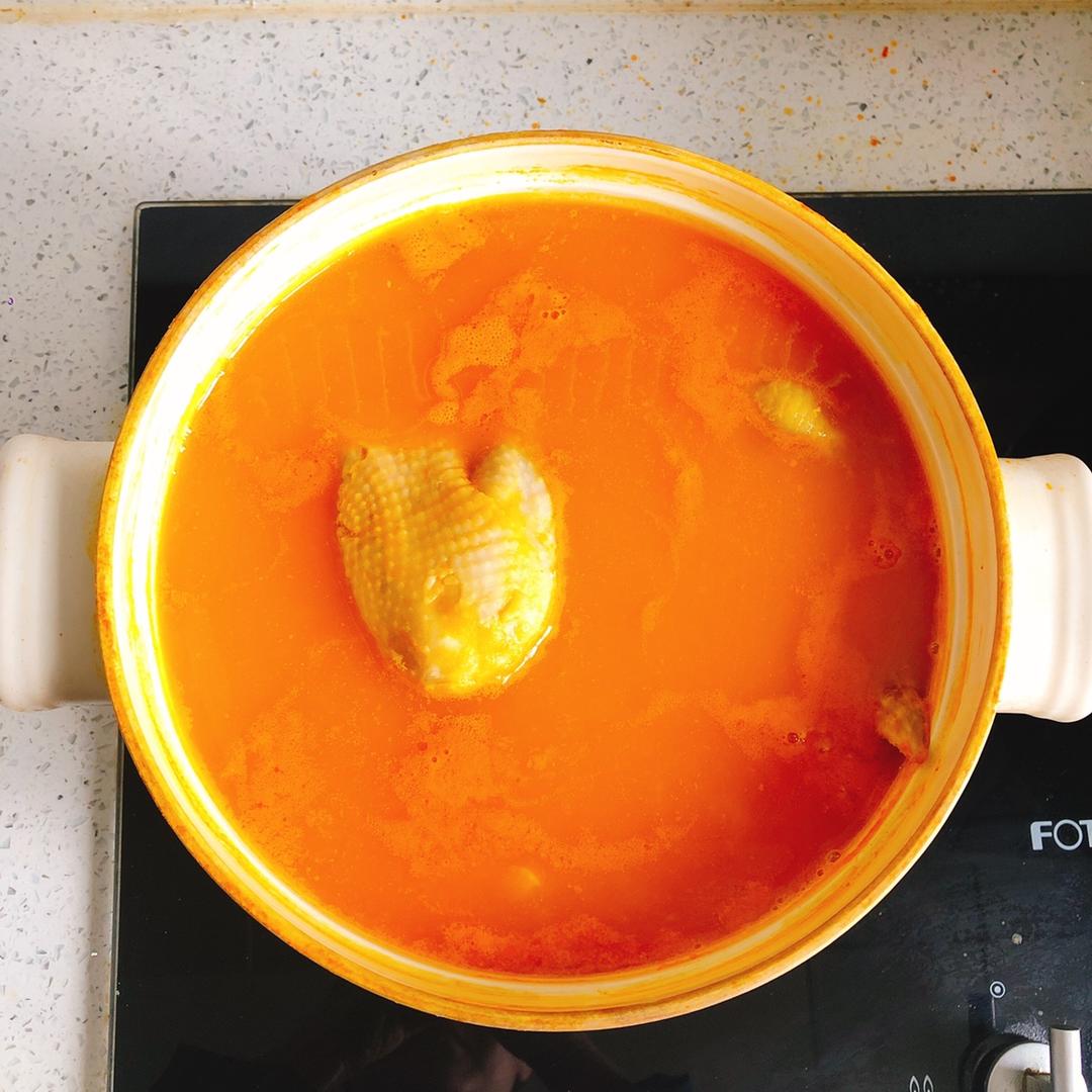 【网红花胶鸡火锅改良版】——金汤花胶鸡❥秋冬滋补