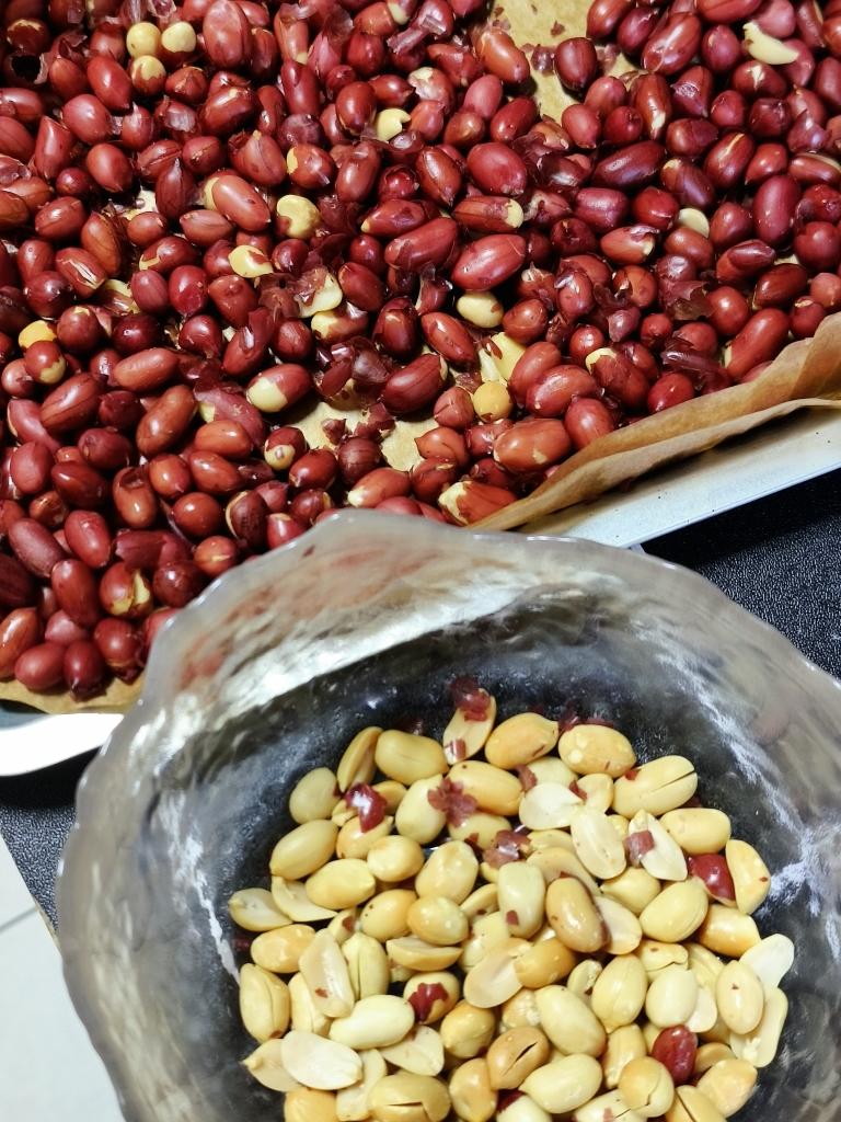 空气炸锅系列➅┆烤花生米🥜┆雪花酥、牛轧糖原料准备的做法 步骤5