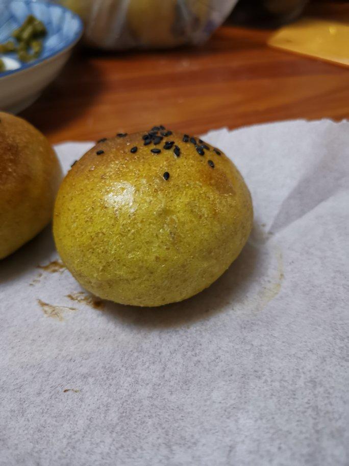 南瓜全麦热狗包汉堡胚 50%全麦 无油低糖高纤维