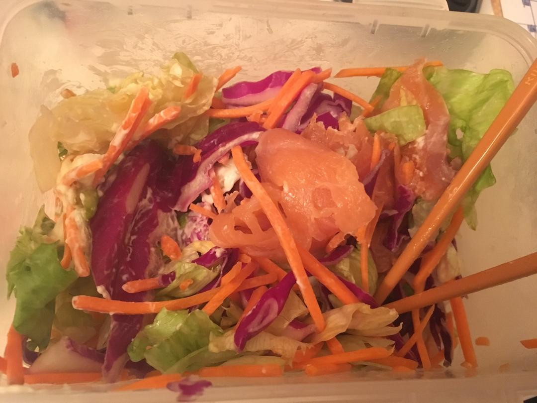 三文鱼蔬菜沙拉