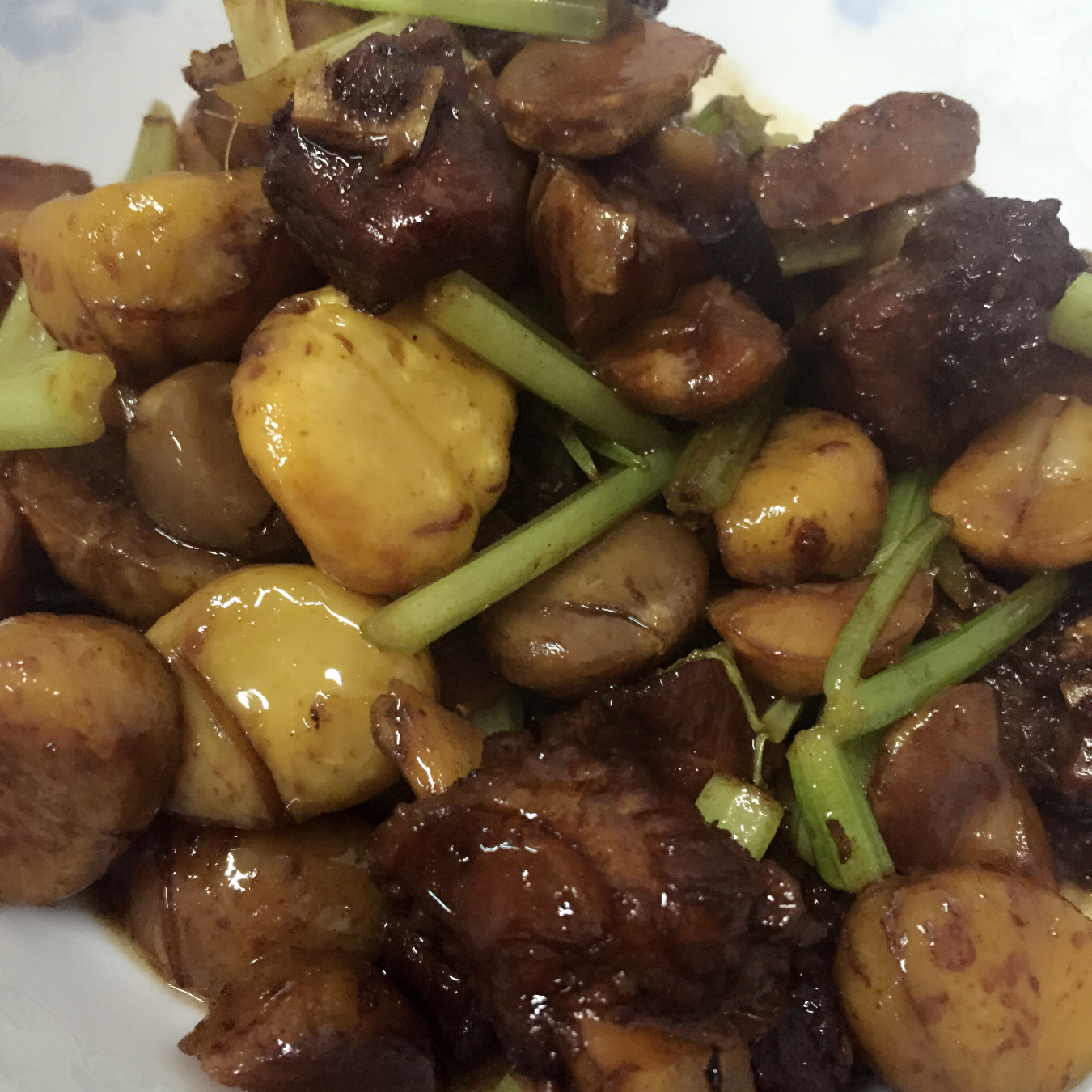 板栗焖排骨