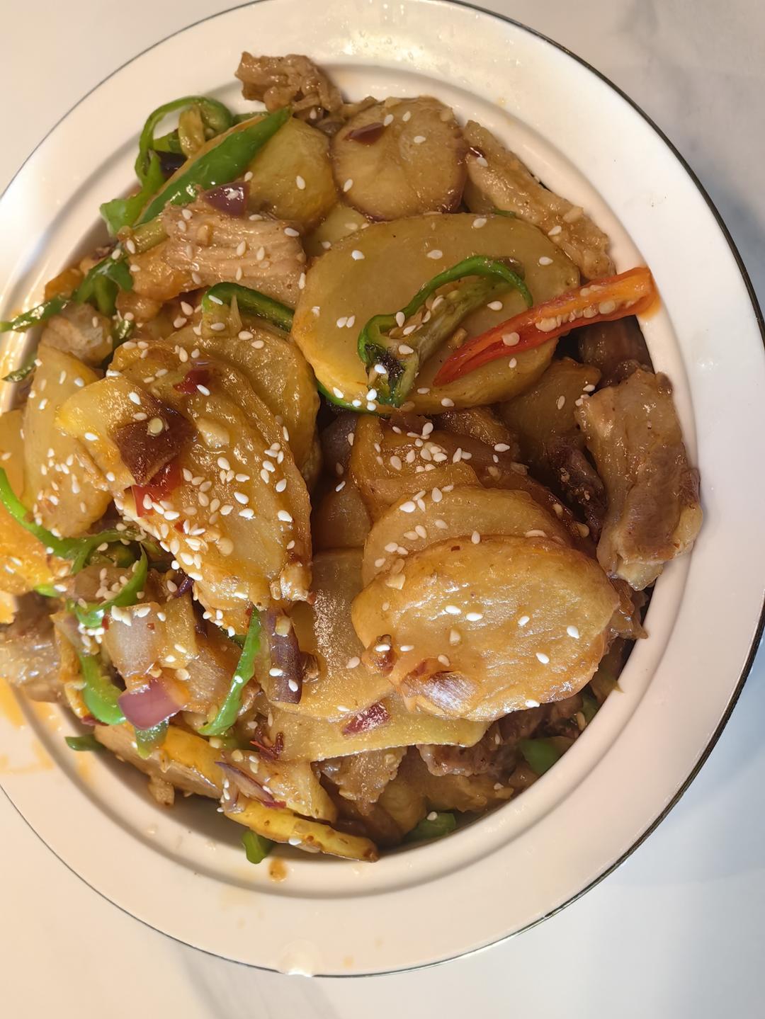 干锅土豆片