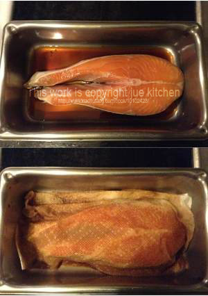 日式鲑鱼茶泡饭的做法 步骤1