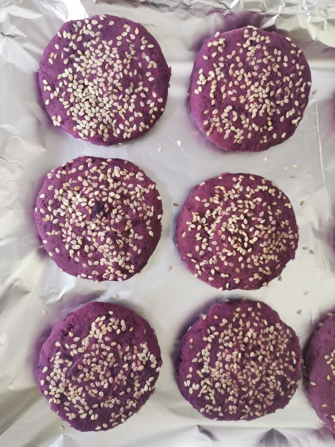 低卡紫薯饼-减脂必备小零食的做法