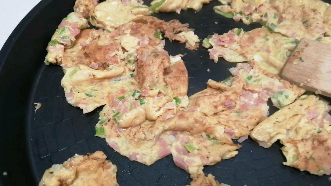 简单快手蔬菜鸡蛋煎饼