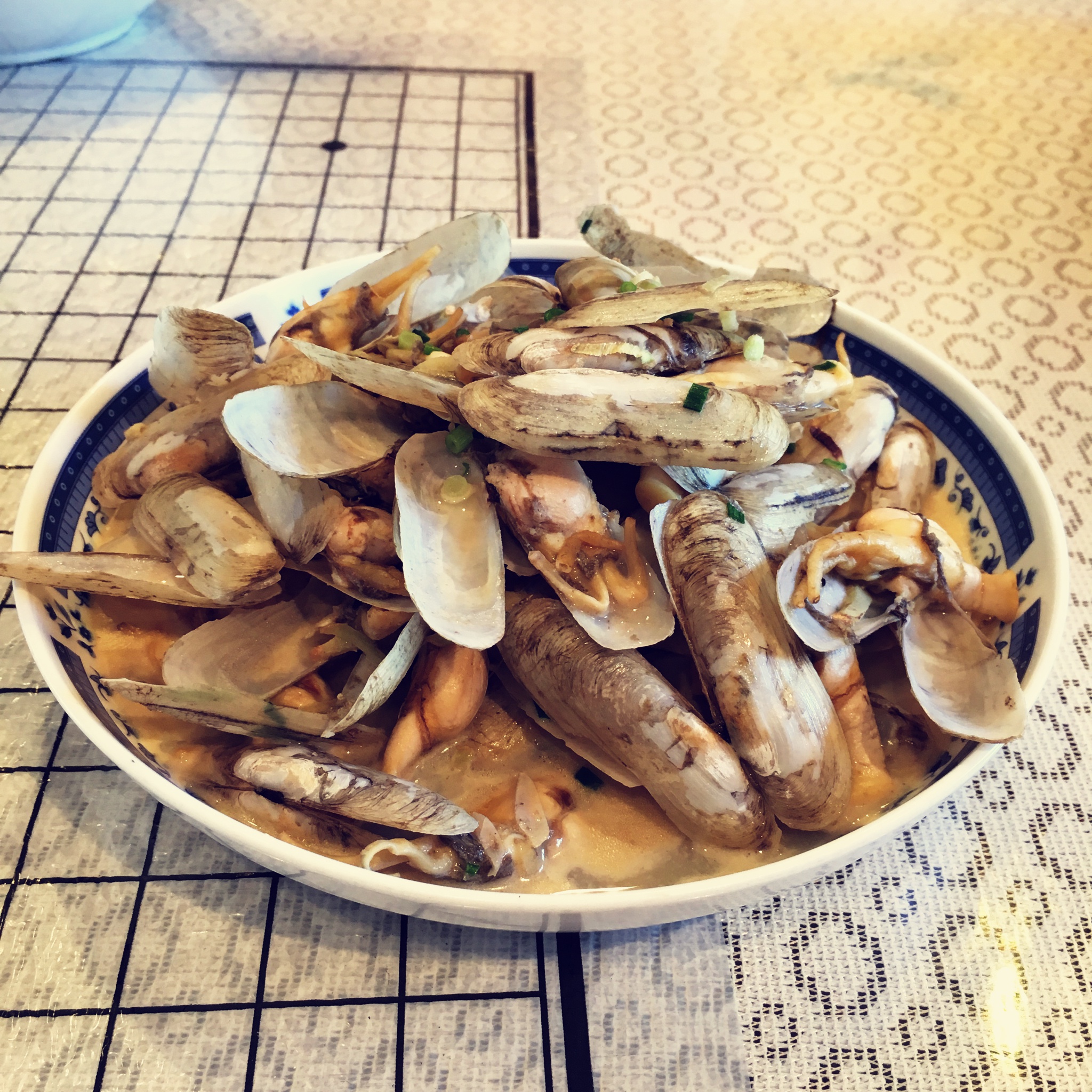 葱姜炒蛏子