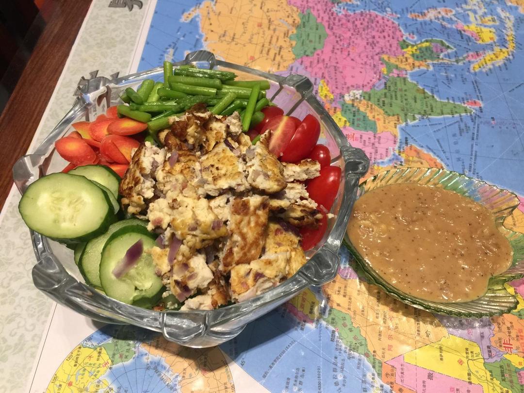 豆腐蔬菜沙拉的做法