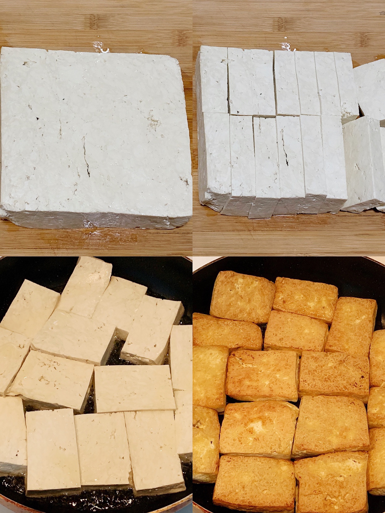 解馋减脂餐2🔥油脂克星～香煎豆腐的做法 步骤1