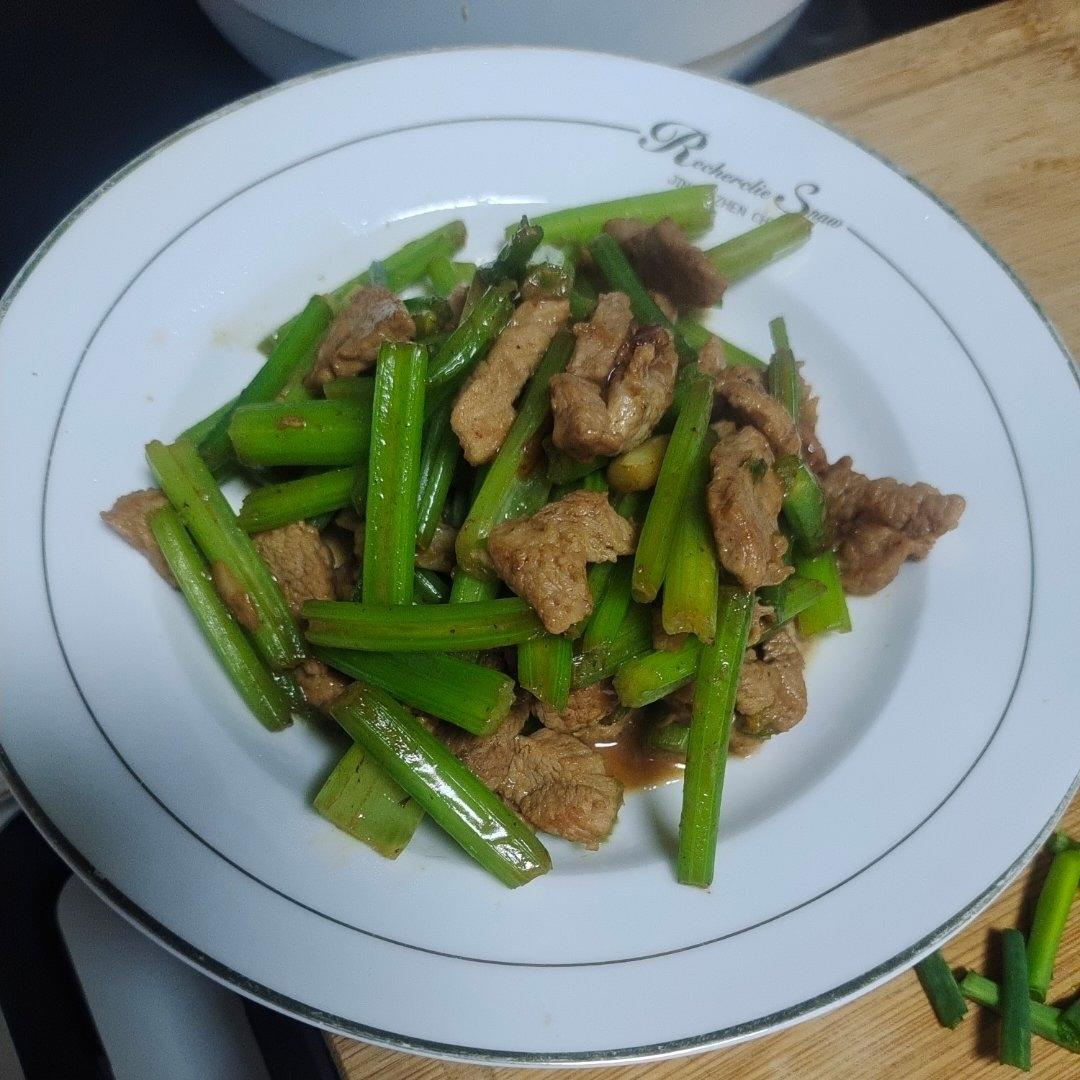 芹菜炒肉丝
