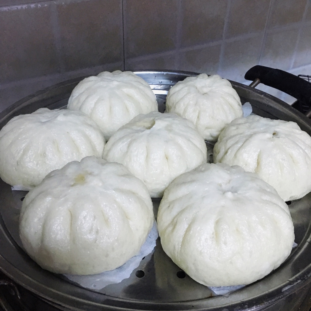 gigiwing做的家庭手工肉馅大包子