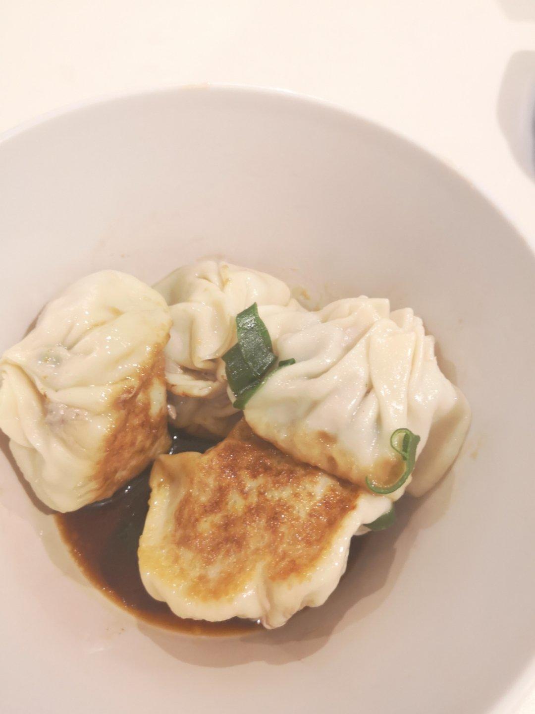 网红【水晶水煎包】一次就成功！