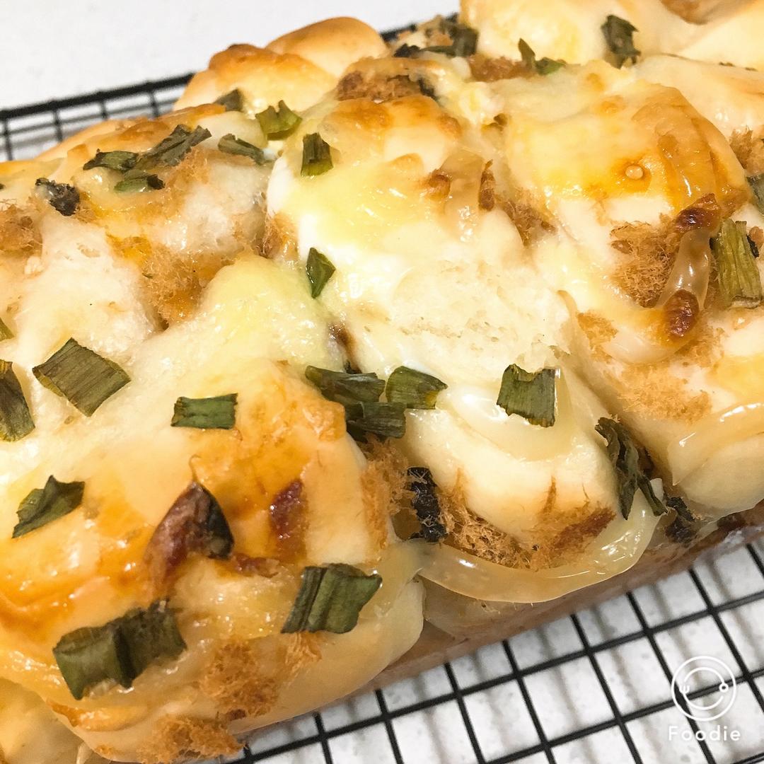 肉松手撕面包—超软会爆浆的面包哟