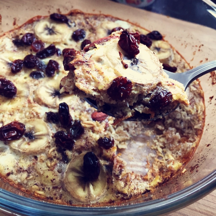 Baked Oatmeal Breakfast 早餐烤燕麦