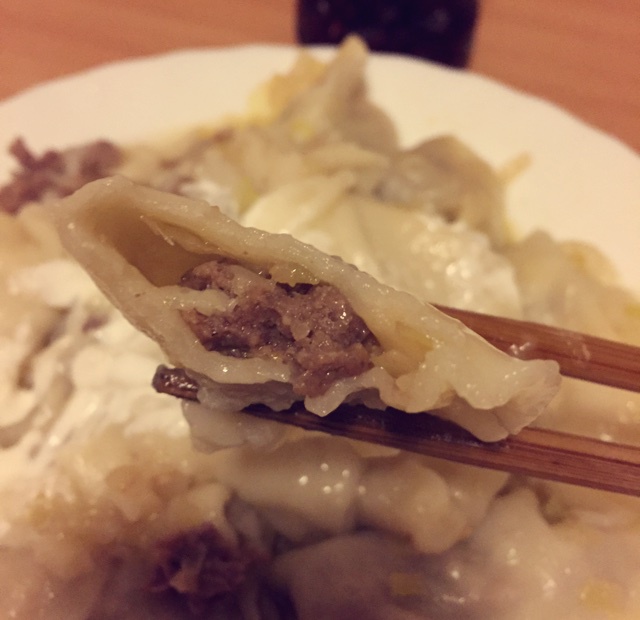 圆白菜猪肉馅饺子