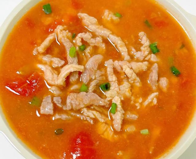 番茄滑肉汤的做法