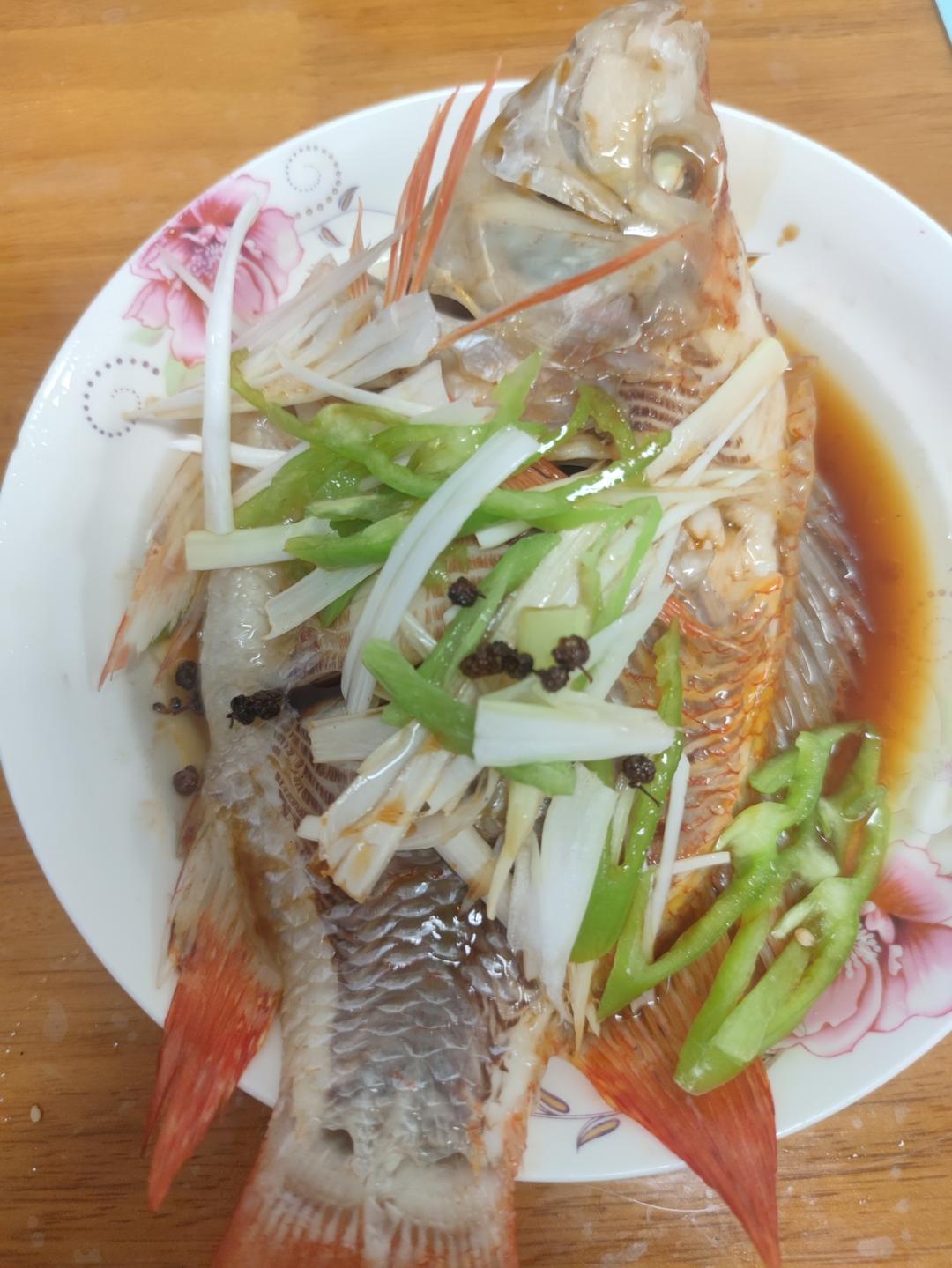 清蒸红鲷鱼