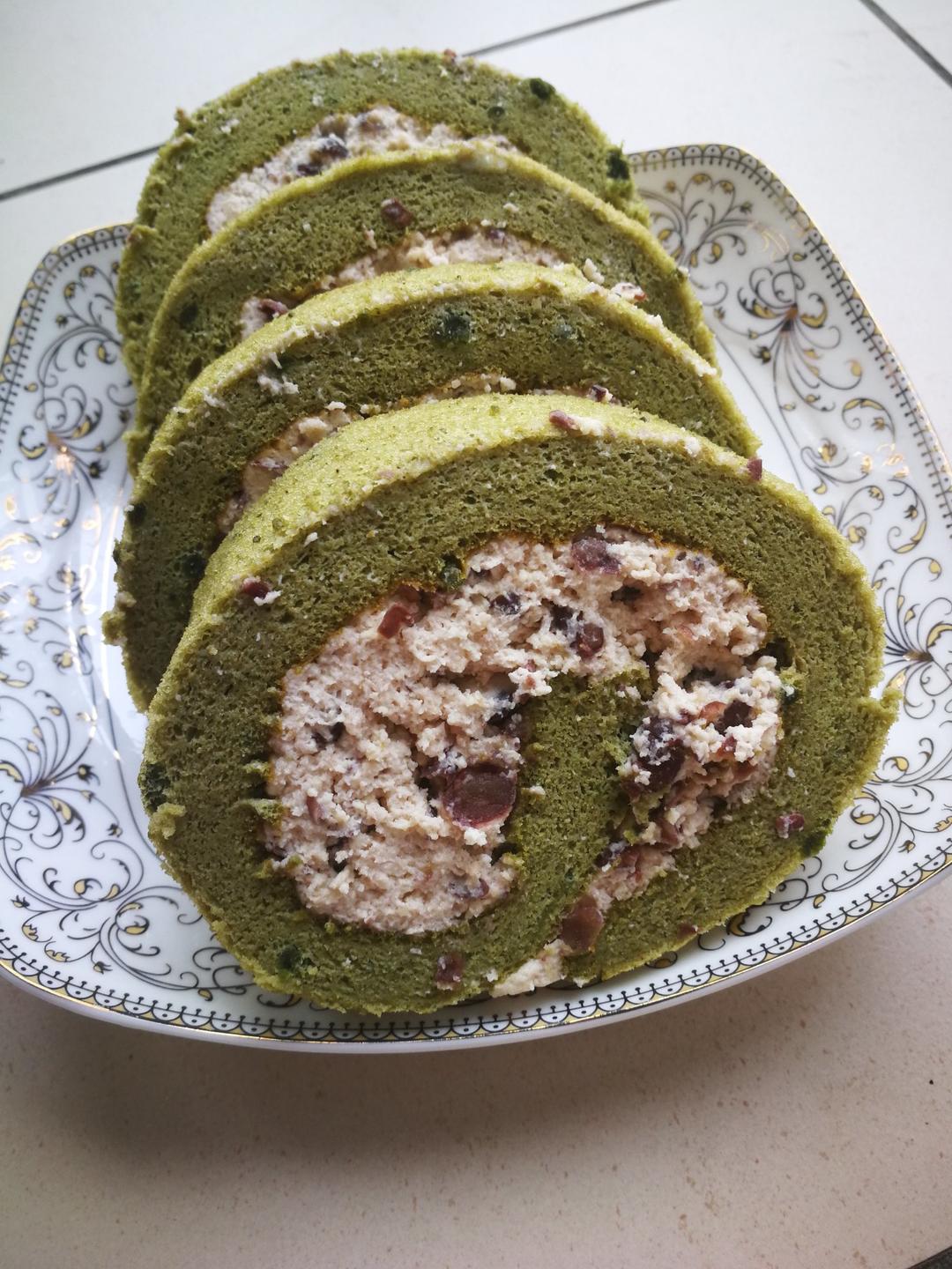 《Tinrry下午茶》教你做抹茶红豆卷