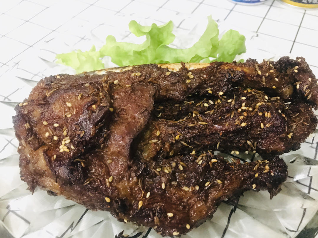 家庭烤箱烤羊排