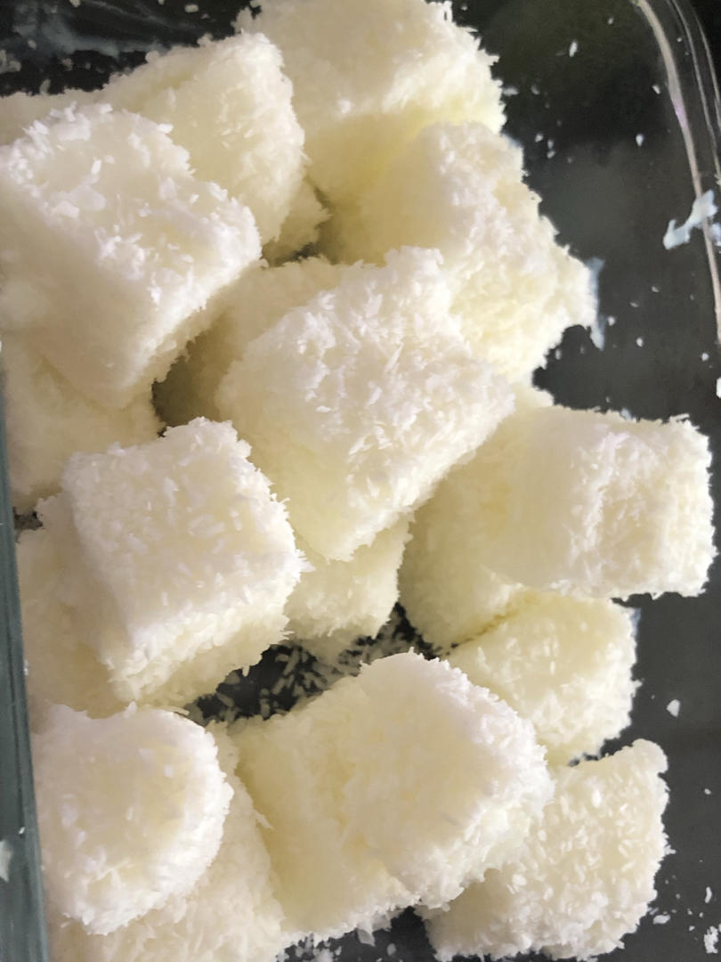 太棒啦！1个方子，做出2道口味一流的甜品！——椰奶小方&炸鲜奶