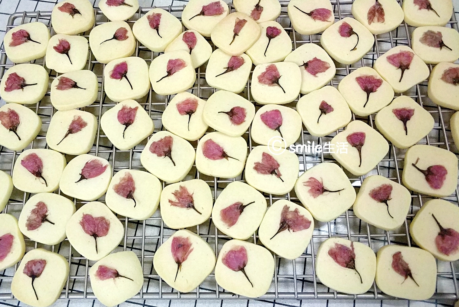 樱花（蔓越莓）饼干的做法