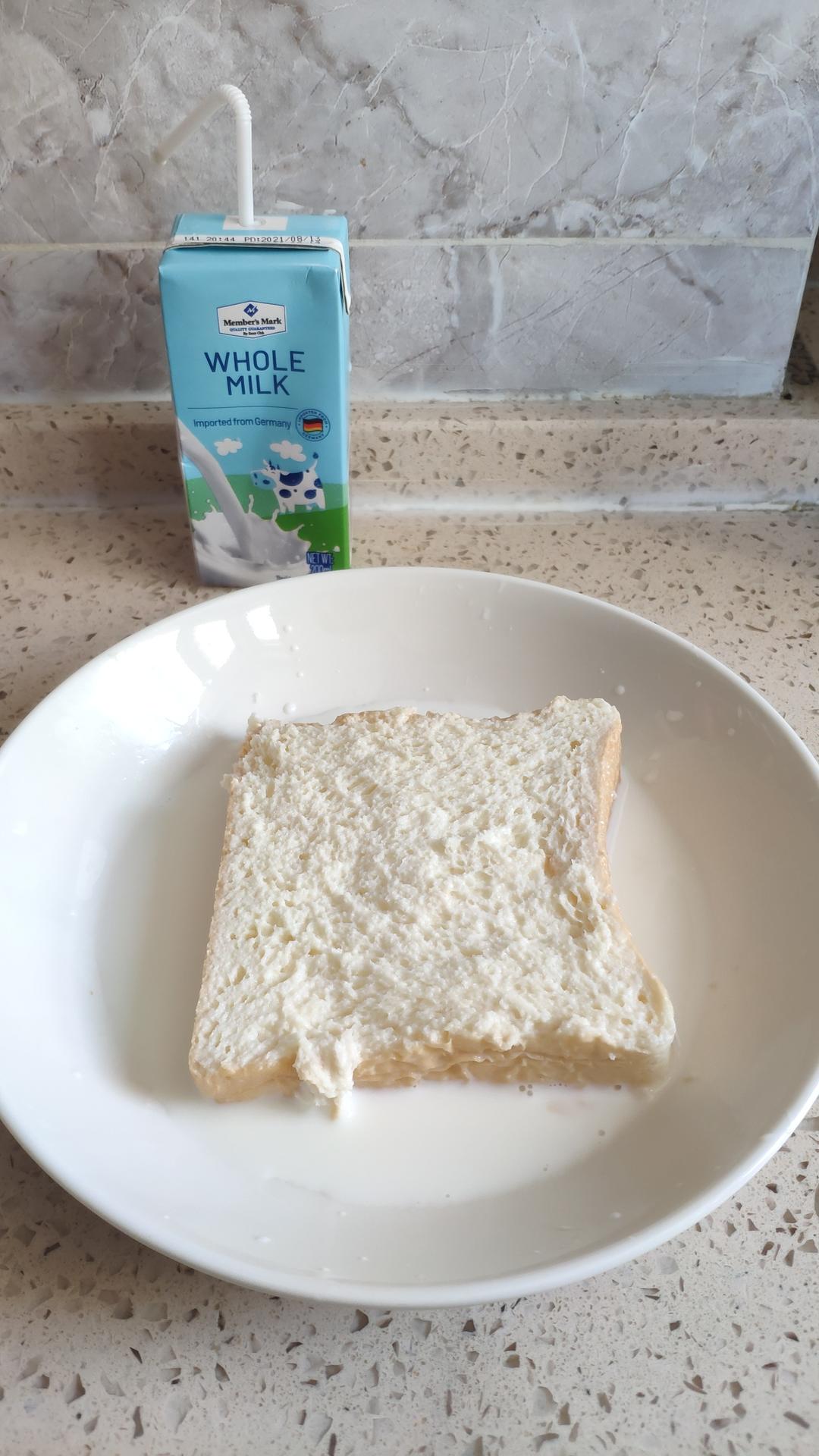 纯奶手撕吐司的做法 步骤1