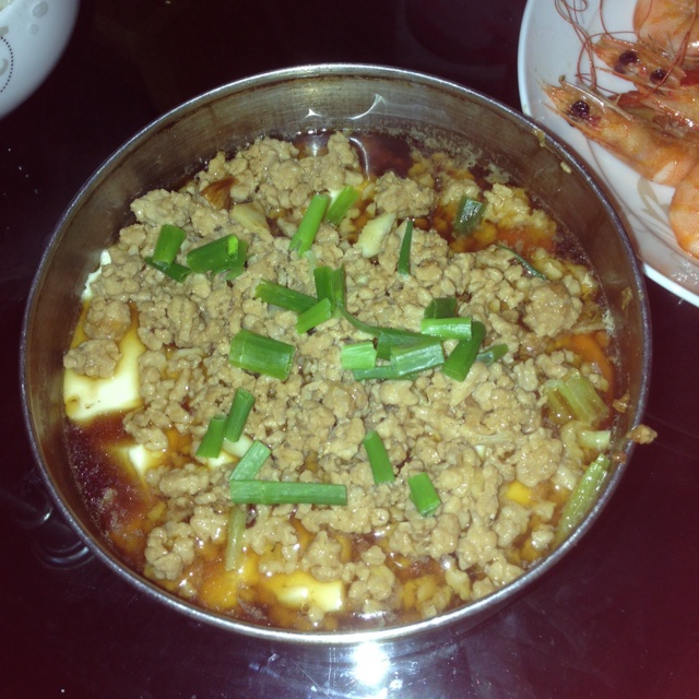 肉末蒸豆腐