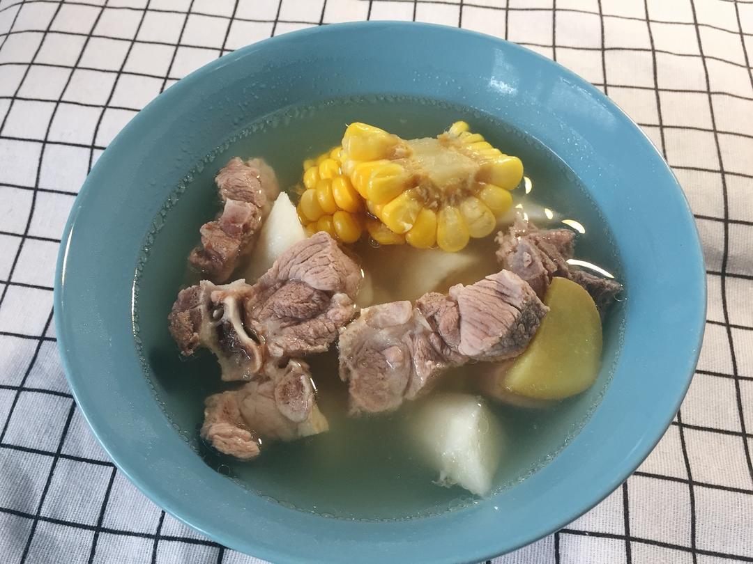 山药玉米排骨汤