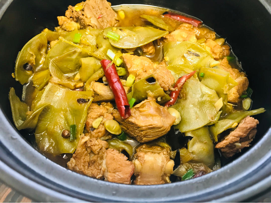 排骨炖豆角